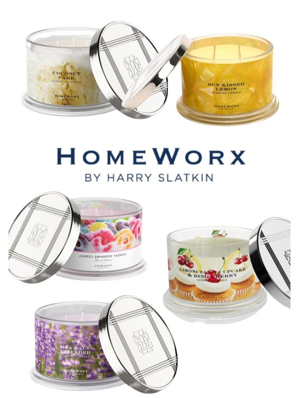 HomeWorx by Slatkin + Co. - 4-wick Candle - 18oz - 55+ Hour Burntime